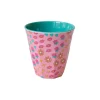Grand verre en mélamine tulipes - Zou Bisou Bisou !
