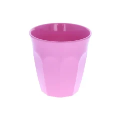 Grand verre mélamine rose