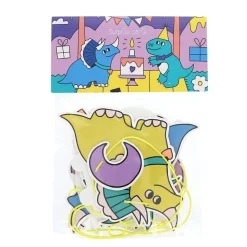 Guirlande d'anniversaire dinosaures