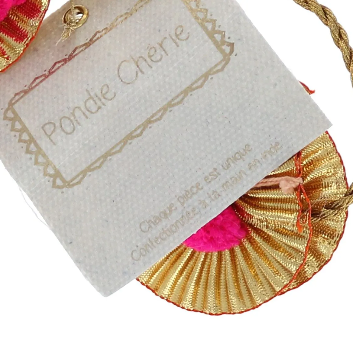 Guirlande Indienne doré et rose