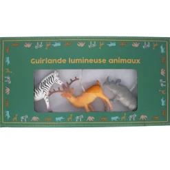 Guirlande lumineuse animaux de la savane