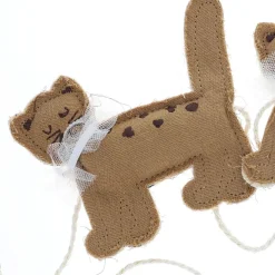 Guirlande marron - Chaton