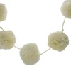 Guirlande Pompons ecrue