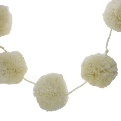 Guirlande Pompons ecrue