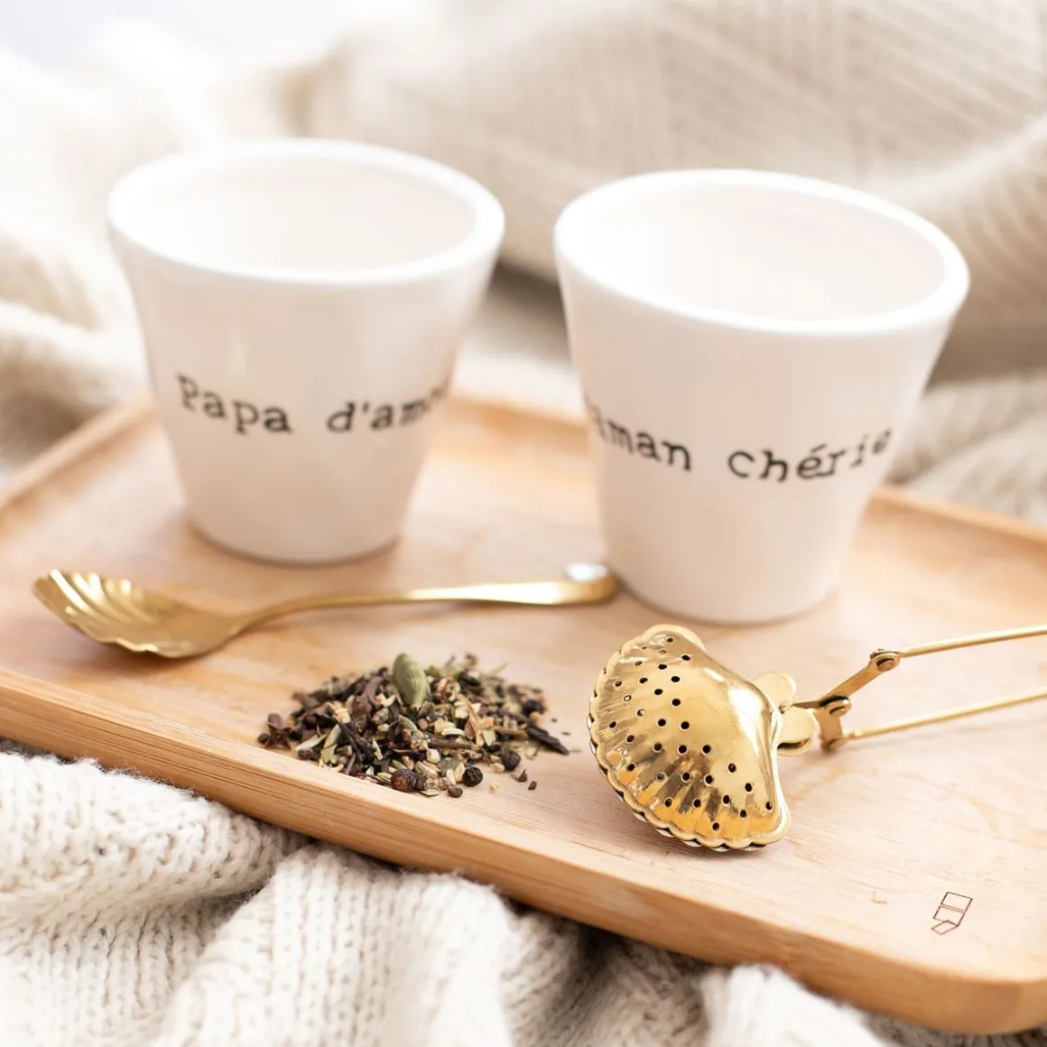Infuseur à thé coquillage
