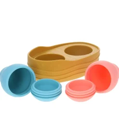 Jeu de bain en silicone bateau et pingouins