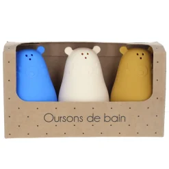 Jeu de bain en silicone Oursons