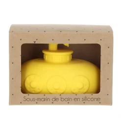 Jeu de bain en silicone sous-marin jaune