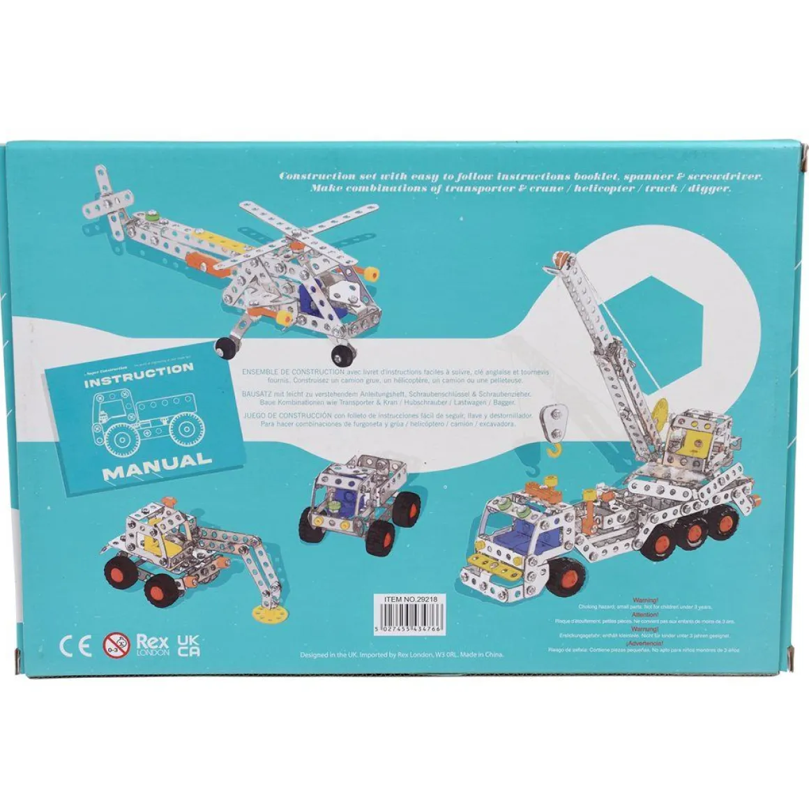 Jeu de construction 4 en 1