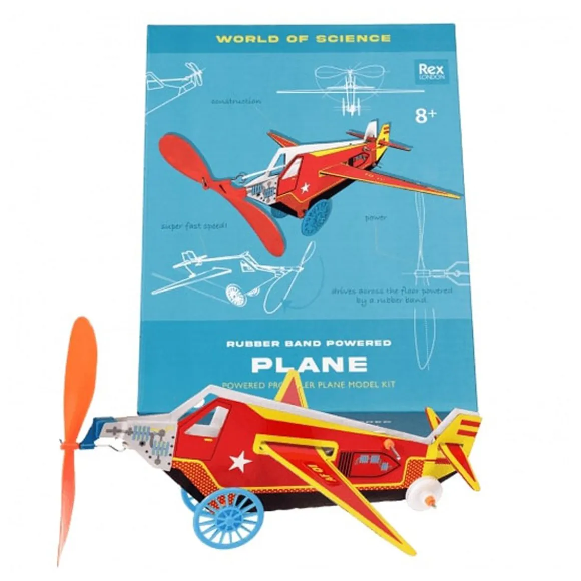 Jeu de construction avion propulsé