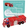 Jeu de construction camion de pompier