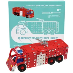 Jeu de construction camion de pompier
