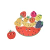 Jeu d'équilibre fruits en bois