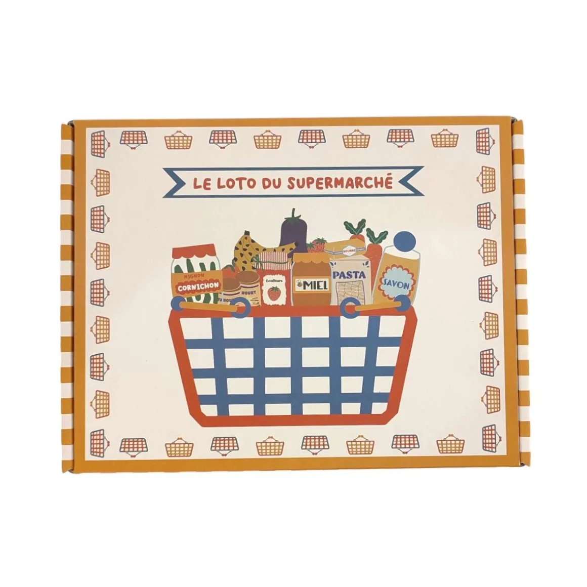 Jeu mémo loto liste de courses
