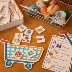 Jeu mémo loto liste de courses