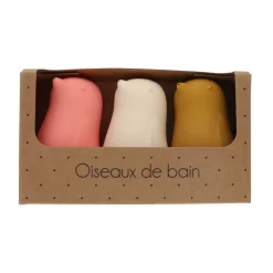 Jeux de bain en silicone oiseaux