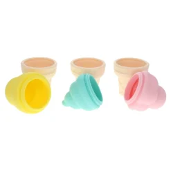 Jeux de bain en silicone 3 cornets de glace