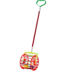 Jouet à pousser multicolore