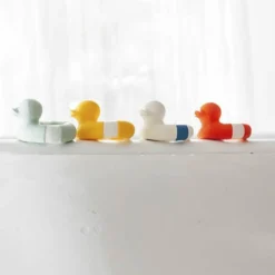 Jouet de dentition flotteur canard rouge