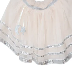 Jupe tutu à sequins argentés