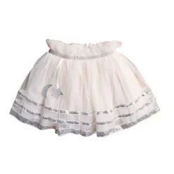 Jupe tutu à sequins argentés