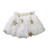 Jupe tutu étoiles à sequins dorés