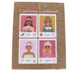 Kit 4 couronnes à customiser Do It Yourself