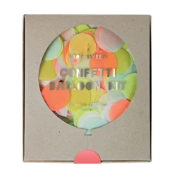 kit ballons confettis flashy