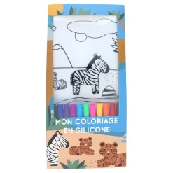 Kit coloriage en silicone savane