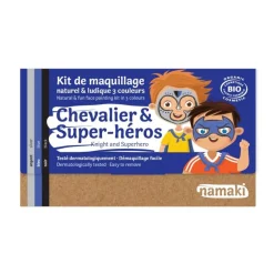 Kit maquillage 3 couleurs Chevalier et Super Héros
