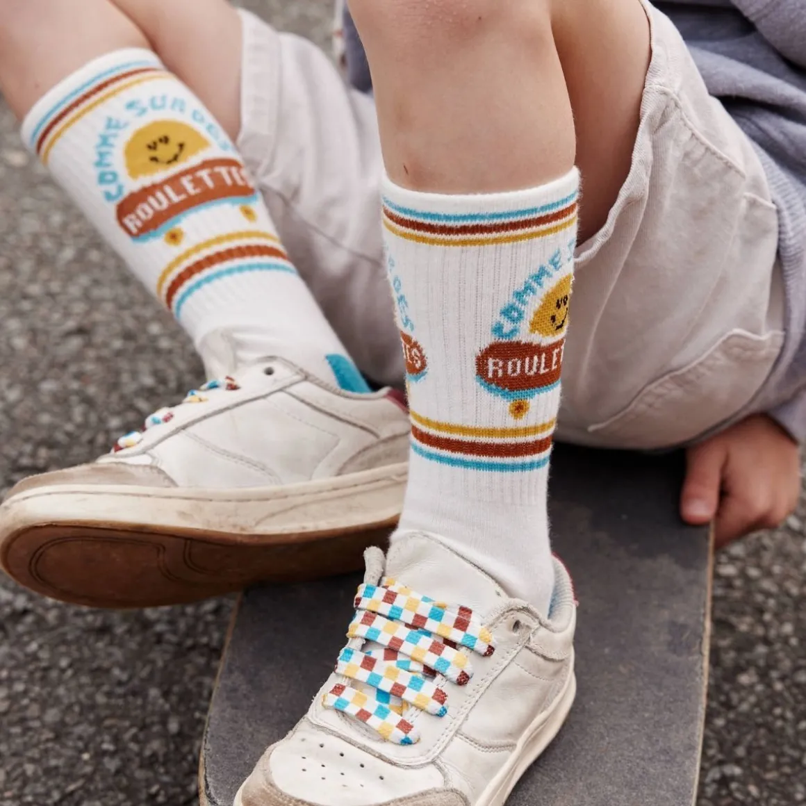 Lacets damier - Skate park