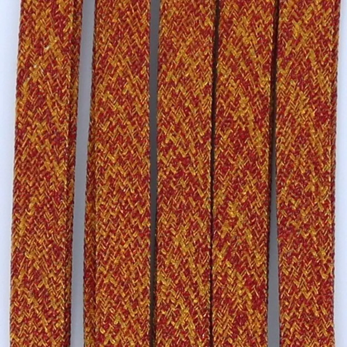 Lacets Lurex marron noisette