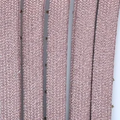 Lacets lurex roses