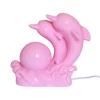 Lampe dauphins roses - Dolphin queen