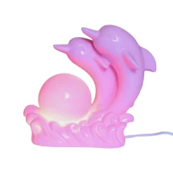 Lampe dauphins roses - Dolphin queen