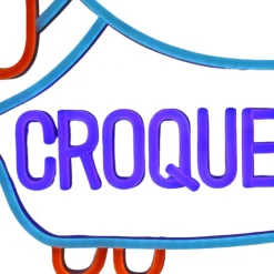 Lampe néon LED teckel croquette