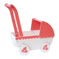 Landau poussette pour poupée terracotta