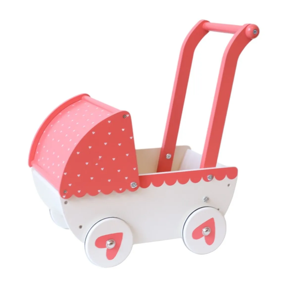 Landau poussette pour poupée terracotta