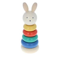 Lapin en bois à empiler