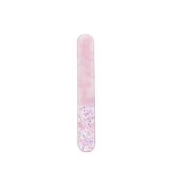 Lime à ongle en verre rose