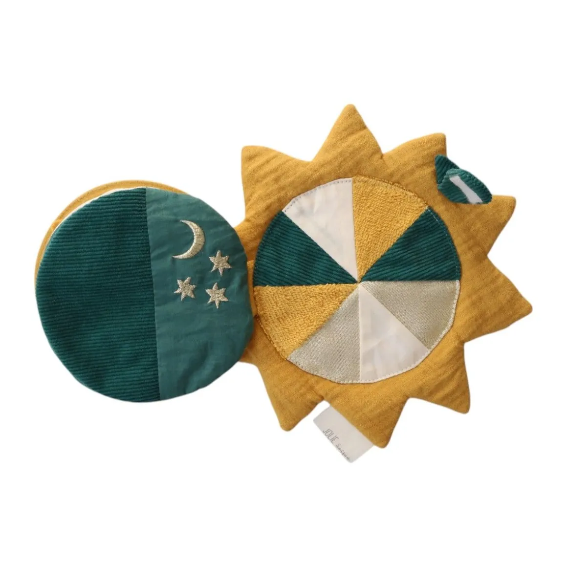 Livre d'éveil soleil et poisson jaune et vert - Ma bonne étoile