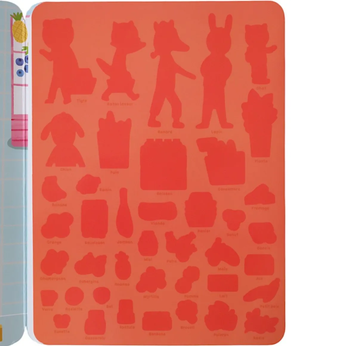 Livre stickers repositionnables Mon petit Marché