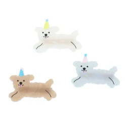 Lot de 3 barrettes cheveux enfant chiens