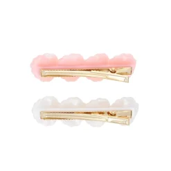 Lot de 2 barrettes cheveux enfant coquillages