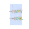 Lot de 2 Barrettes "HAPPY / COOL"