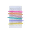 Lot de 6 barrettes perles