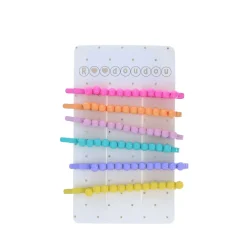 Lot de 6 barrettes perles
