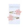 Lot de 2 barrettes étoiles pêche