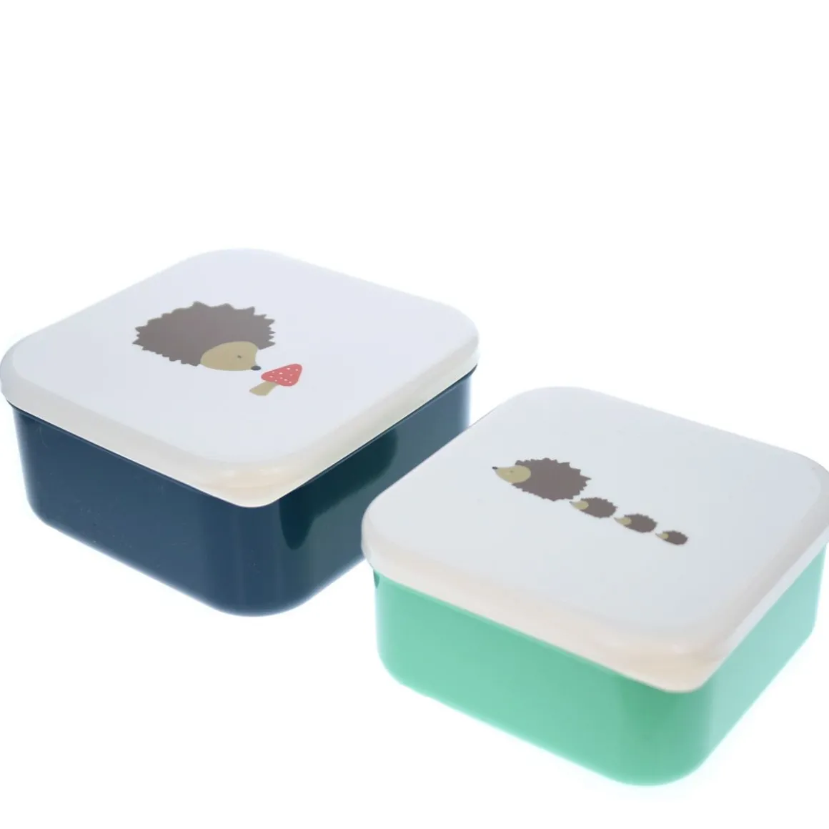 Lot de 2 boîtes à goûter Hérisson