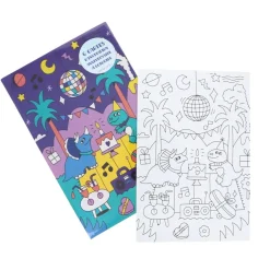 Lot de 6 cartes d'invitation anniversaire Dinosaures